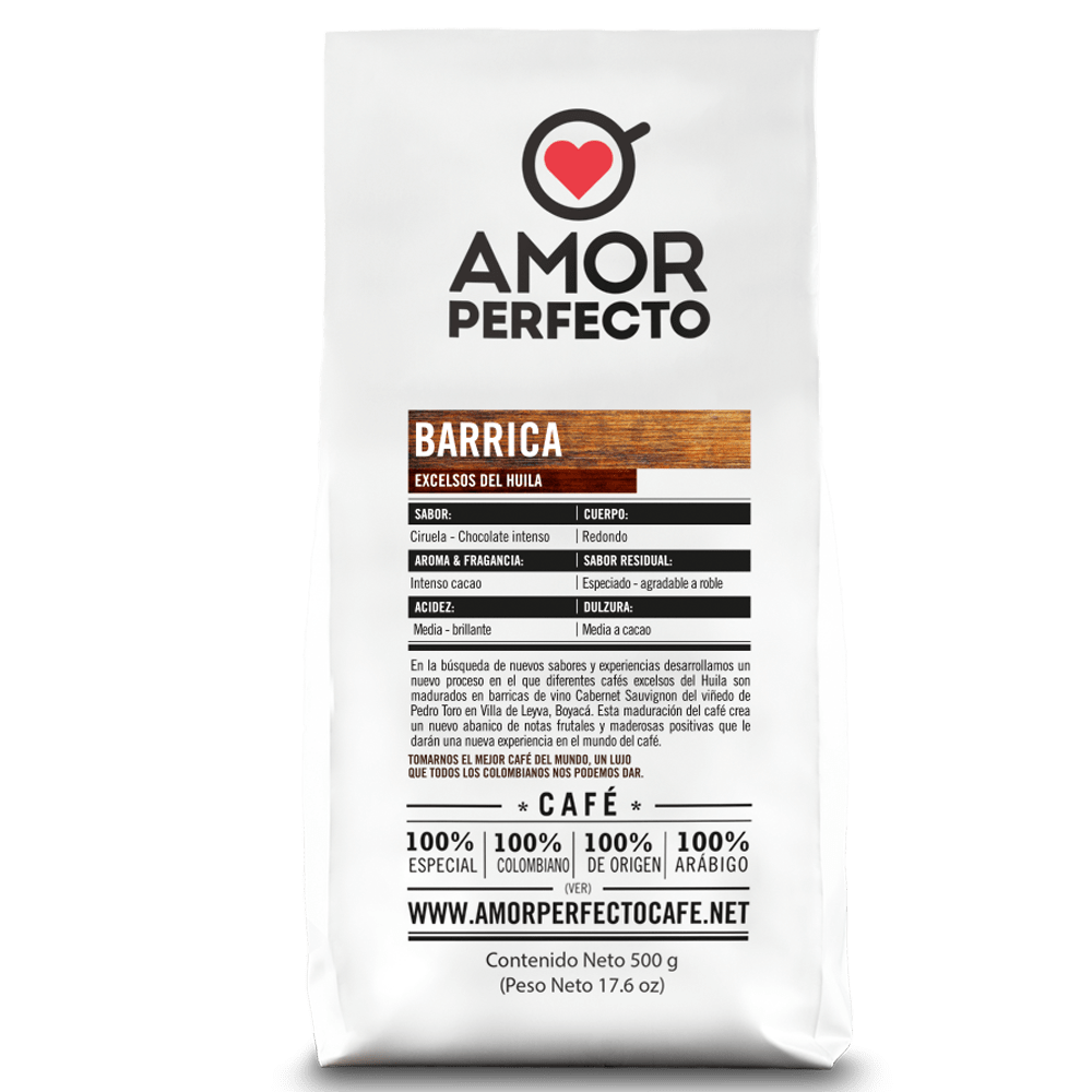 Café Amor Perfecto®️ Barrica Molido Bolsa
