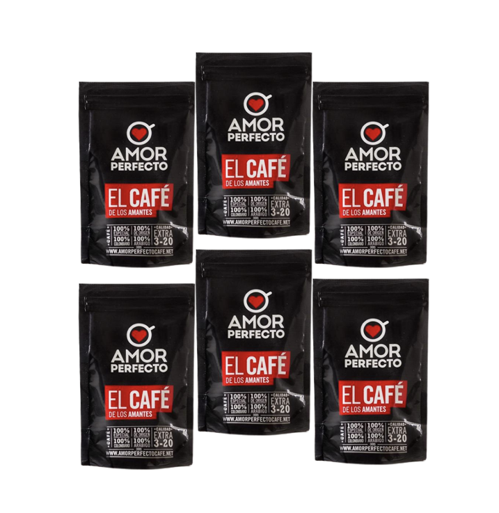 Pack Sachet Café Amor Perfecto®️ 60 grs. Molido